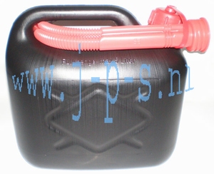 JERRYCAN 10 LITER MET SCHENKTUIT ROOD